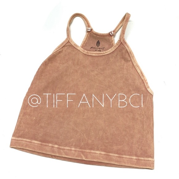 Free People Happiness Runs Crop Tank Soft Pink - Picture 3 of 11